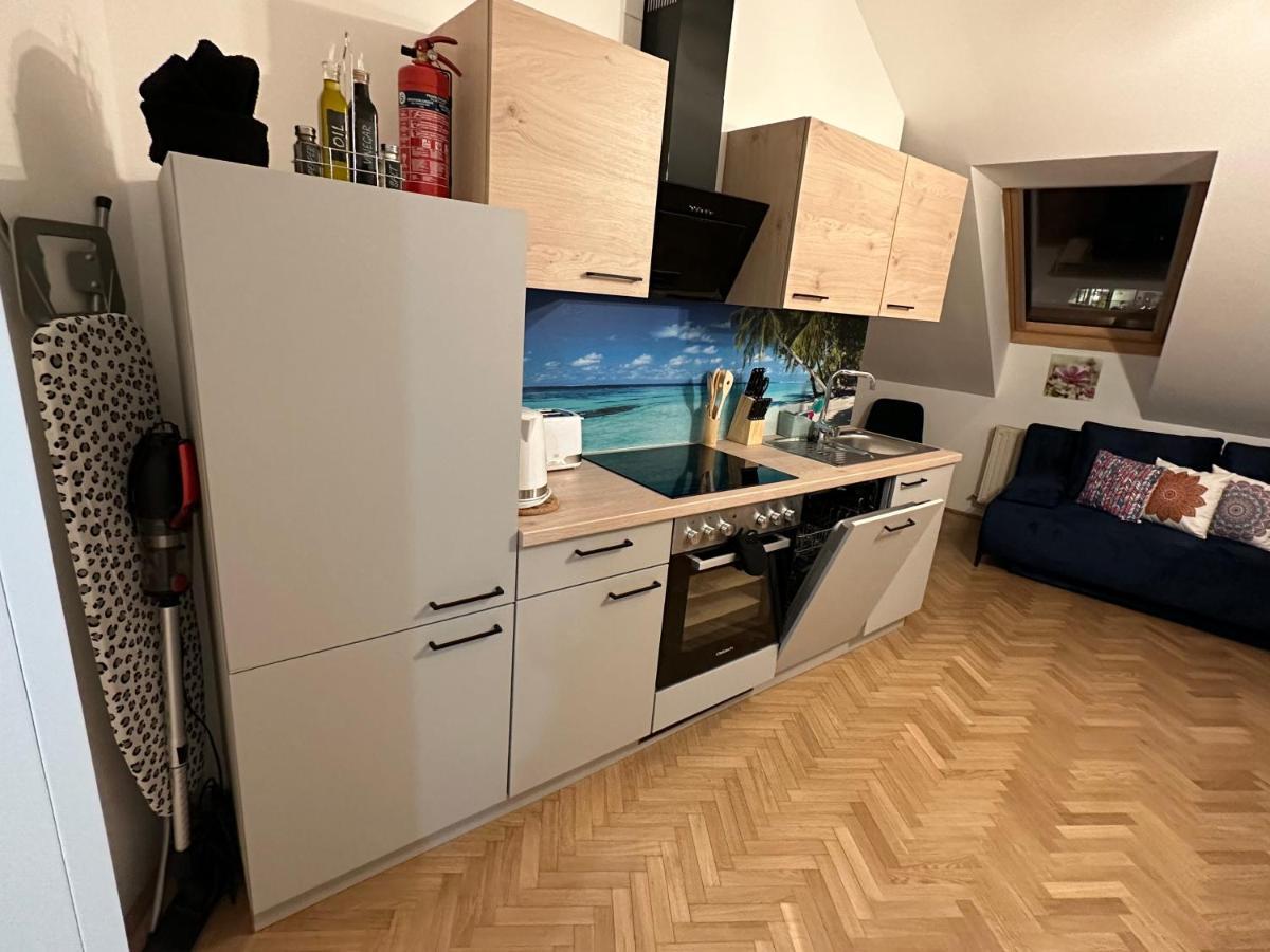 Klimatisiertes Dachgeschoss City Apartment In Zentrum Wiens Zewnętrze zdjęcie